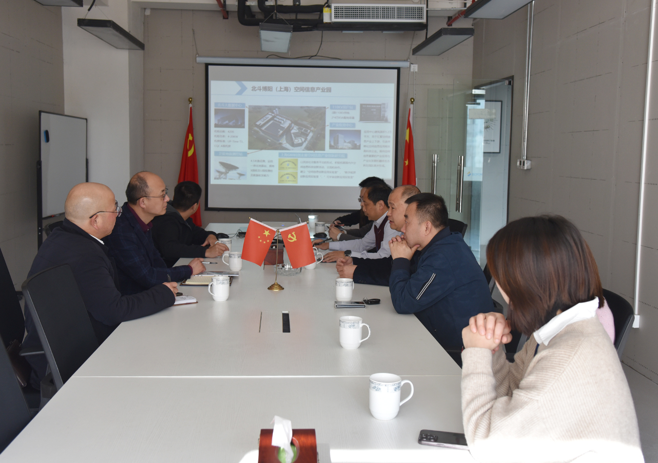 浙江海宁经编产业园区管理委员会副主任顾振祥一行莅临博阳新能开展调研交流 浙江海宁经编产业园区管理委员会副主任顾振祥一行莅临博阳新能开展调研交流