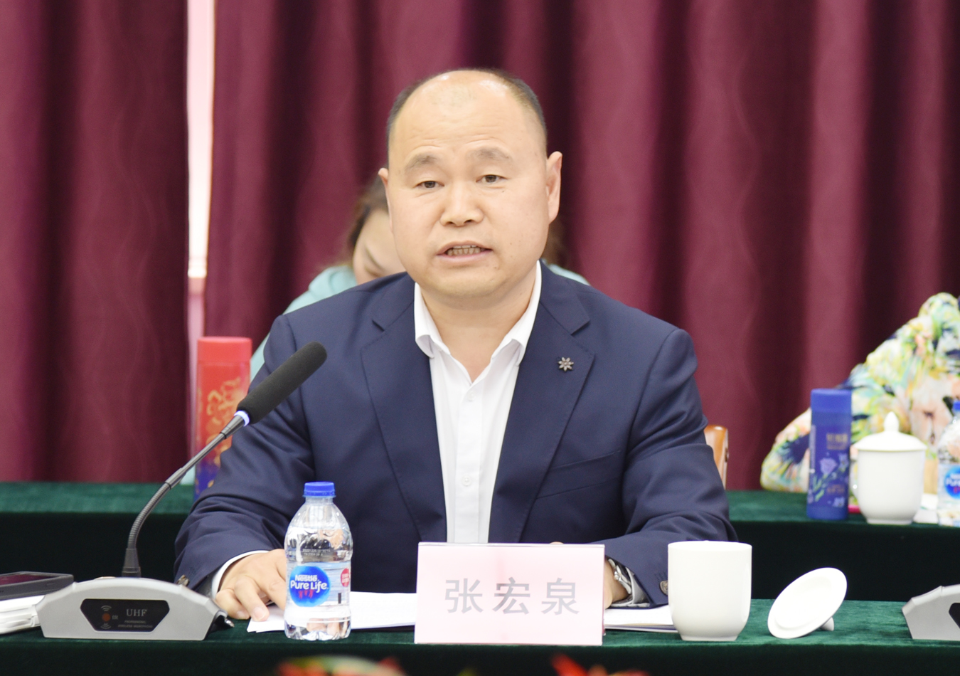 张宏泉董事长在市慈善基金会“慈善四进•乡村振兴”成果展示交流活动作经验介绍 张宏泉董事长在市慈善基金会“慈善四进•乡村振兴”成果展示交流活动作经验介绍